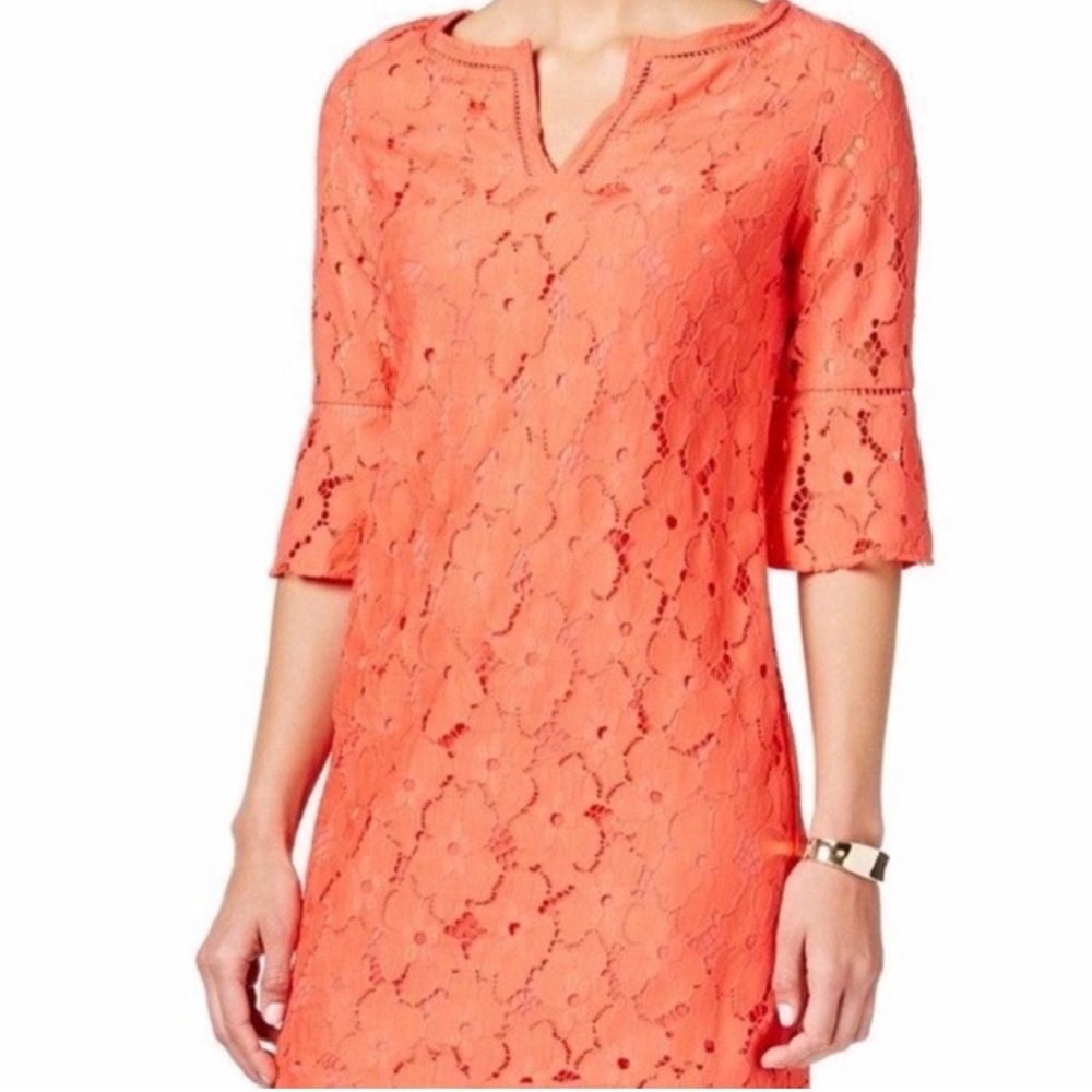 Jessica Howard Coral Lace Dress